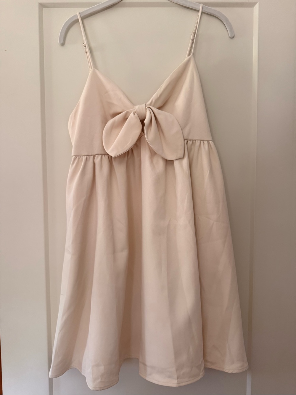 Nude Baby Doll Dress